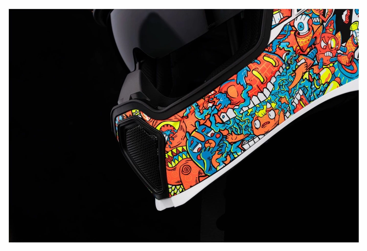 Best Pirce 😉 Icon Airflite MIPS Redoodle Helmet White/Blue/Orange / 3XL [Open Box] 🔥 - Image 6