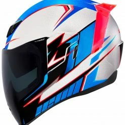 Flash Sale 👍 Icon Airflite Ultrabolt Helmet 🎉 -Icon outlet shop icon airflite ultrabolt helmet blue white red 4 scaled