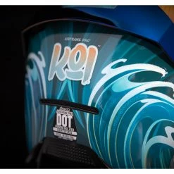 Cheapest 👏 Icon Airframe Pro Koi Helmet ⭐ -Icon outlet shop icon airframe pro koi helmet blue 14