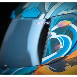 Cheapest 👏 Icon Airframe Pro Koi Helmet ⭐ -Icon outlet shop icon airframe pro koi helmet blue 15