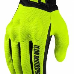 Best Sale 🤩 Icon Anthem 2 CE Gloves ❤️ -Icon outlet shop icon glove anthem2 ce hi viz 3