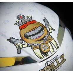Outlet 🎁 Icon Airform Grillz Helmet 🌟 -Icon outlet shop icon helmet afrm grillz white 11