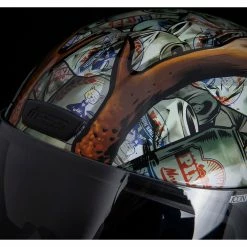 Best Pirce ⌛ Icon Airform Buck Fever Helmet (XS&SM) 🌟 -Icon outlet shop icon hlmt afrm buckfever white red brown 9