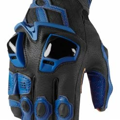 Best deal 😍 Icon Hypersport Short Gloves 🎉 -Icon outlet shop icon hypersport short gloves blue 1